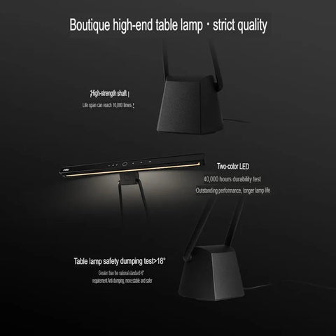 LED Piano Lamp Eye Protection Study Reading Foldable