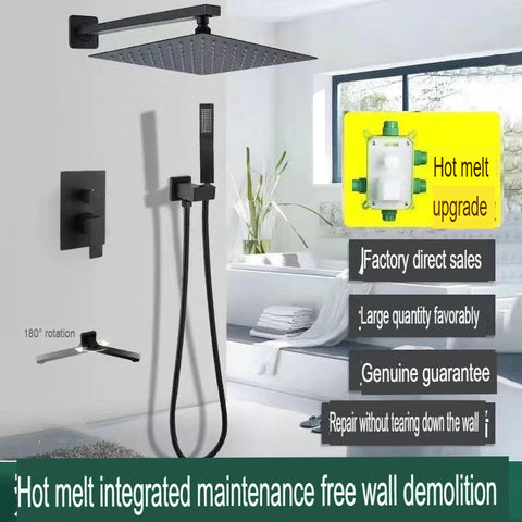 Concealed Shower Head Hot Melt Dual Use Embedded
