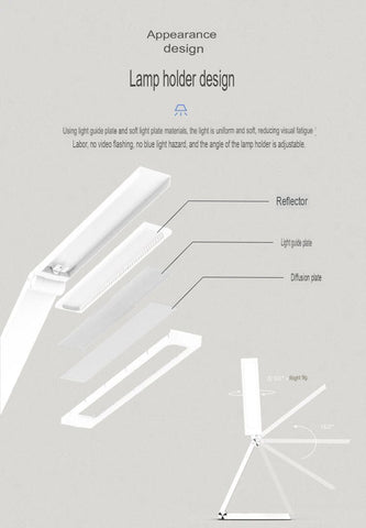 LED Eye Protection Desk Lamp For Students Dormitory Bedroom Reading Study