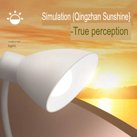 LED Desk Lamp With Power Strip USB Charging Ports