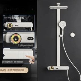 Smart Bluetooth Speaker Shower System With Remote Control