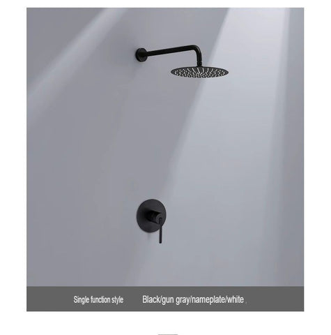Simple Round PPR Hot Melt Shower Head