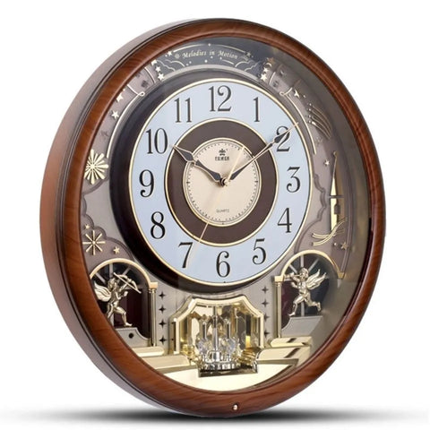 Retro Octagonal Music Chime Clock