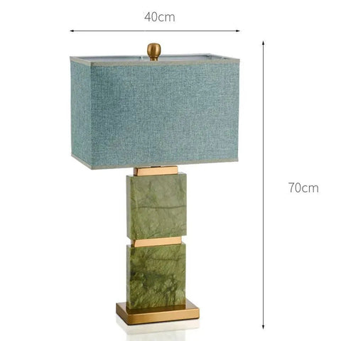 Minimalist Marble Stone Table Lamp For Bedroom Study