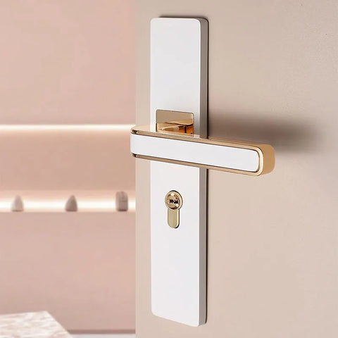 Indoor Wood Door Lock Quiet Magnetic Suction Split Room