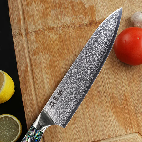 Damascus Steel Kitchen Knife Chef Sharp Slicing Meat
