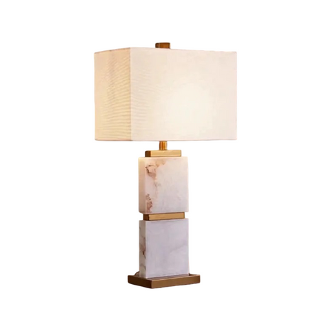 Minimalist Marble Stone Table Lamp For Bedroom Study