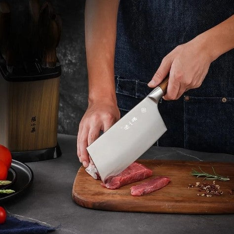 Premium Kitchen Knife Set Seven Piece Wood Handle