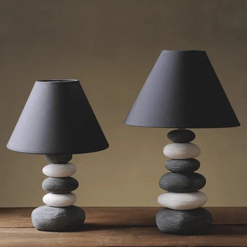 Wabi Sabi Style Table Lamp Bedroom Bedside Lamp
