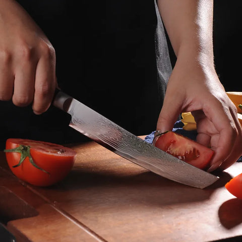 Damascus Steel Chef Knife Professional Kitchen Tool