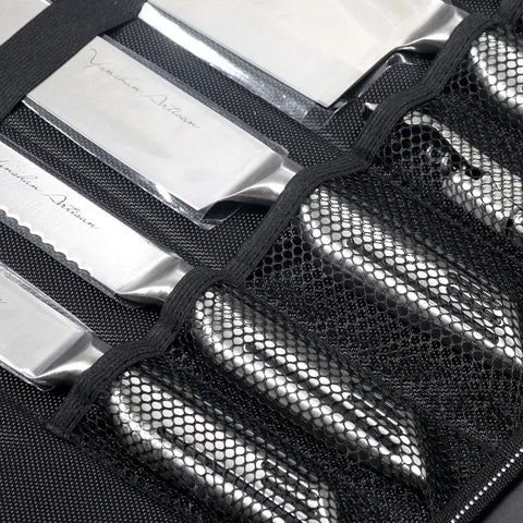 Portable Outdoor Camping Knife Set With Storage Bag