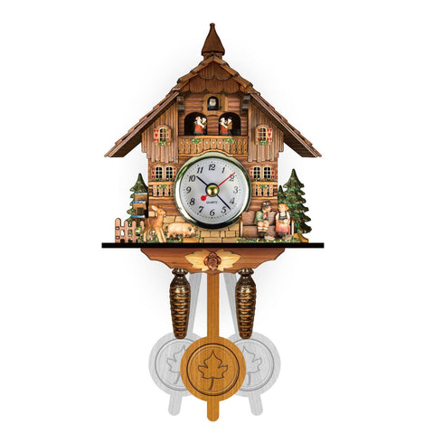 Vintage European Wooden Cuckoo Clock