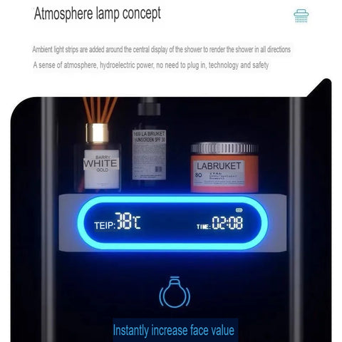 Bathroom Shower Set Digital Thermostatic Luxury