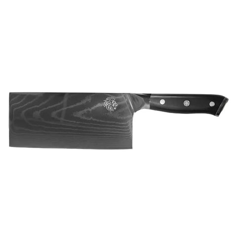 Full Moon Damascus Steel Meat Cutter Kitchen Knife