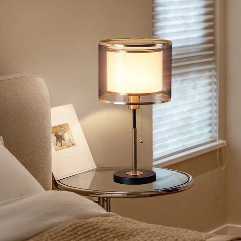Luxury Bedside Table Lamp Modern Minimalist Design