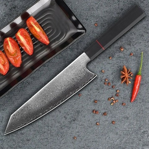 Professional Damascus Steel Chef Knife For Home Cooking