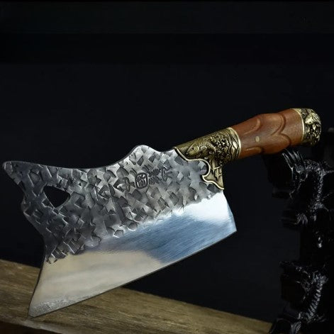 Hand Forged Kitchen Cleaver Sharp Slicing Chef Knife