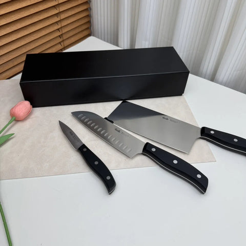 Sharp Stainless Steel Kitchen Knife 3 Piece Set