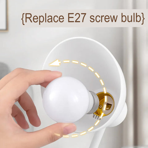 LED Desk Lamp With Power Strip USB Charging Ports