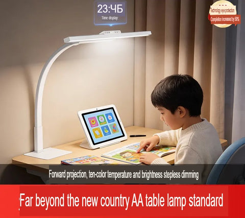 Desk Lamp Dual Use Eye Friendly Study Reading Writing Bedside Children Students