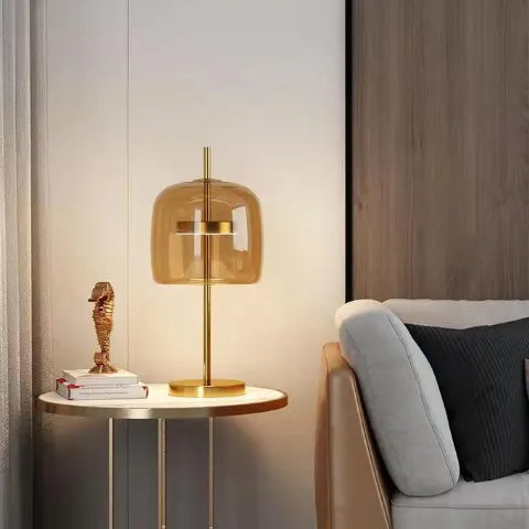 Nordic Glass Table Lamp Modern Minimalist Luxury