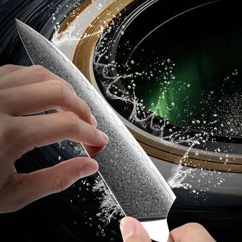 67 Layer Damascus Steel Kitchen Knife Set