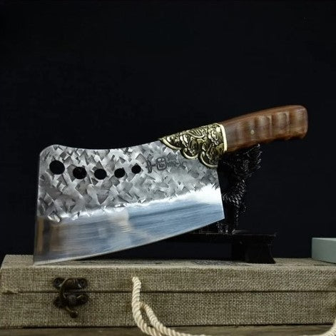Hand Forged Kitchen Cleaver Sharp Slicing Chef Knife
