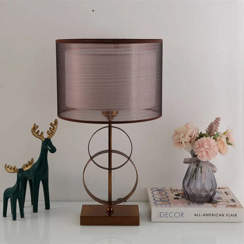 Nordic Modern Bedside Table Lamp Warm Luxury Light