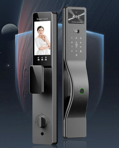 Ai Smart Digital Door Lock Face Palm Recognition Fingerprint
