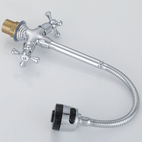 Copper Double Handle Kitchen Faucet