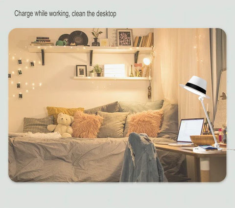 Eye Protecting Desk Lamp Led Study Reading Light Wireless Charging