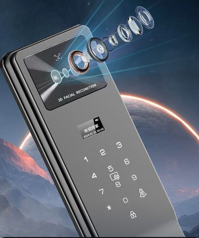 Ai Smart Digital Door Lock Face Palm Recognition Fingerprint