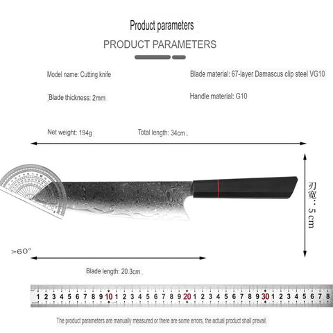 Professional Damascus Steel Chef Knife For Home Cooking