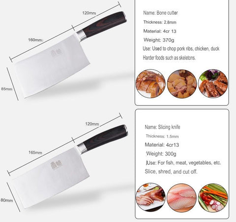 Kitchen Knife Set Seven Piece Stainless Steel