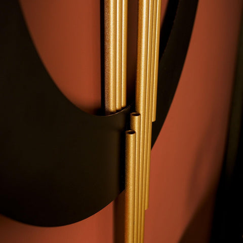 Black Gold Modern Metal Wall Art