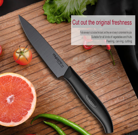 Ceramic Knife Set 5 Piece Kitchen Cutlery Holder