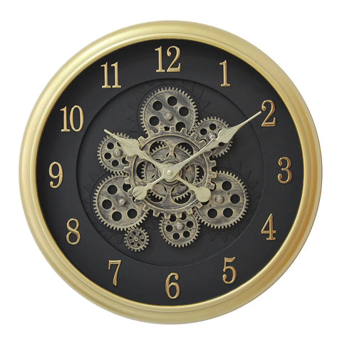 Nordic Retro Gear Wall Clock