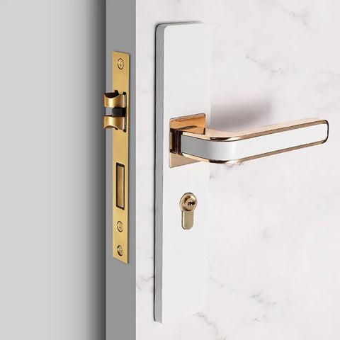 Indoor Wood Door Lock Quiet Magnetic Suction Split Room