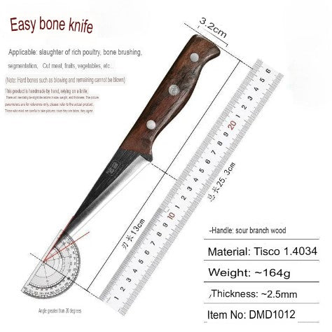 Steel Deboning Knife Meat Slaughtering Tool