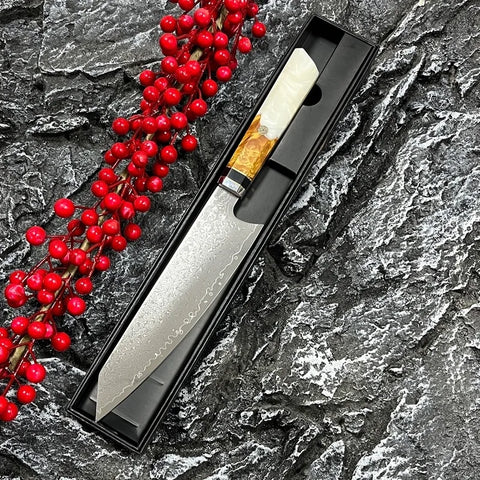 Damascus Steel Kitchen Knife Sharp Durable Slicer