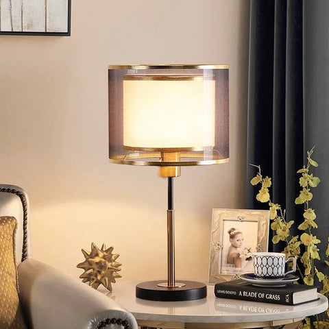 Luxury Bedside Table Lamp Modern Minimalist Design