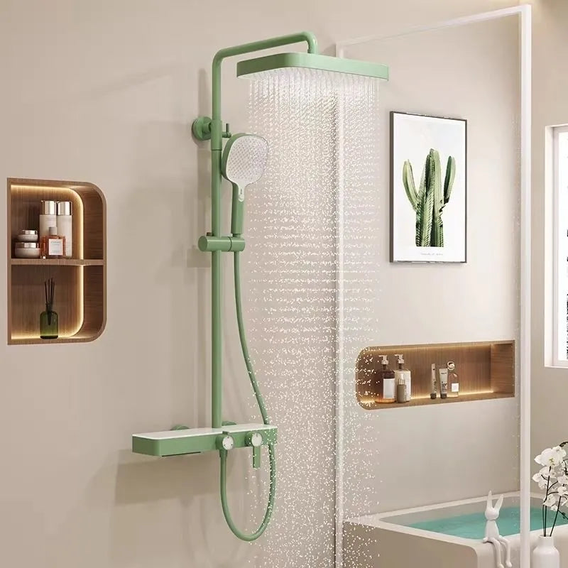 All Copper Shower Head Pressurized Bathroom Set
