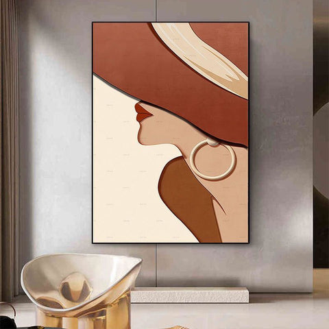 Modern Minimalist Matte Paper Wall Art