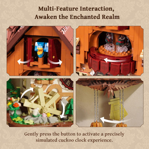 Nordic Vintage Cuckoo Clock Building