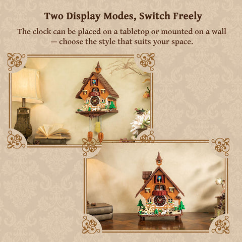 Nordic Vintage Cuckoo Clock Building