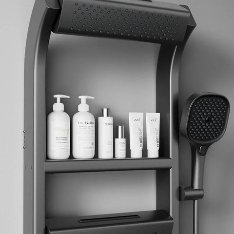 Thermostatic Copper Shower Set Digital Storage