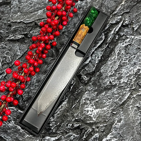 Damascus Steel Kitchen Knife Sharp Durable Slicer