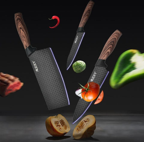 Kitchen Knife Set Six Piece Non Stick Diamond Blade