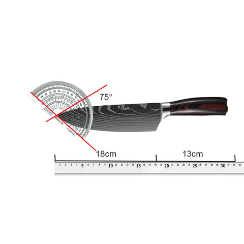 Professional Damascus Steel Kitchen Knife Set