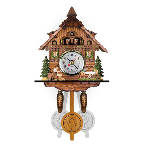 Vintage European Wooden Cuckoo Clock